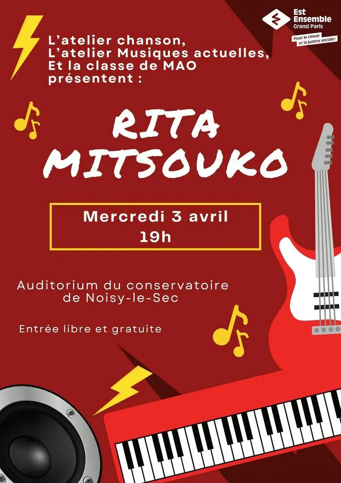 Rita Mitsouko Conservatoire de Noisy-le-Sec Noisy-le-Sec