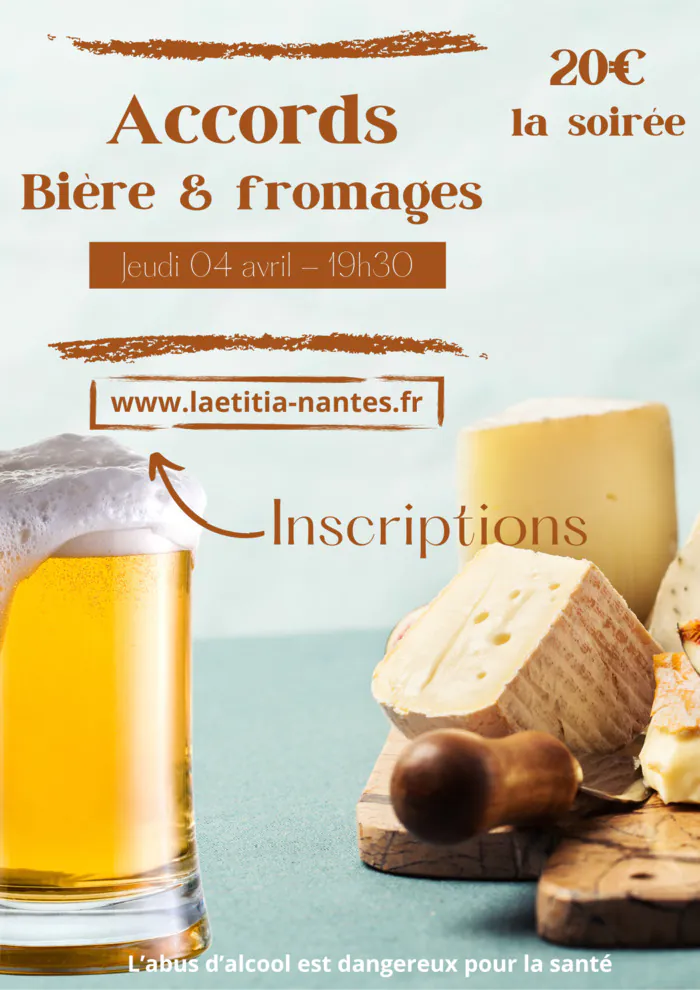 Accord bières & fromages CSC Laetitia Nantes
