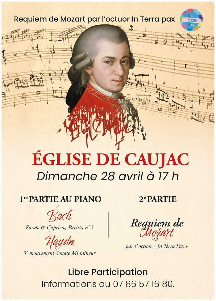 Requiem de Mozart Eglise de Caujac Caujac