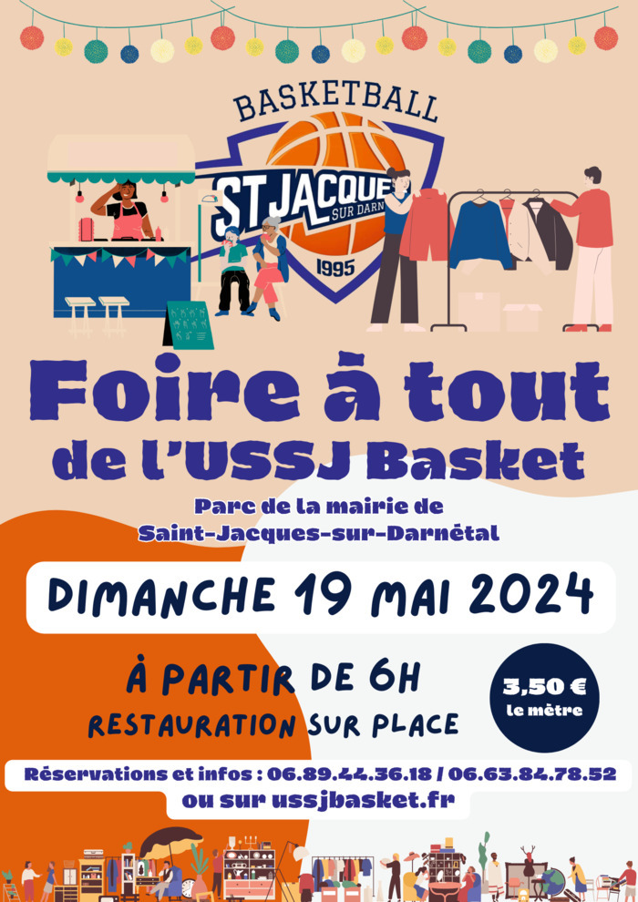 Foire à tout - USSJ Basket Eglise Saint-Jacques-sur-Darnétal