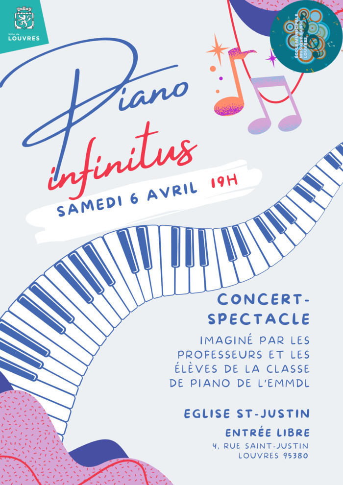 Concert-spectacle : Piano infinitus Église Saint-Justin Louvres