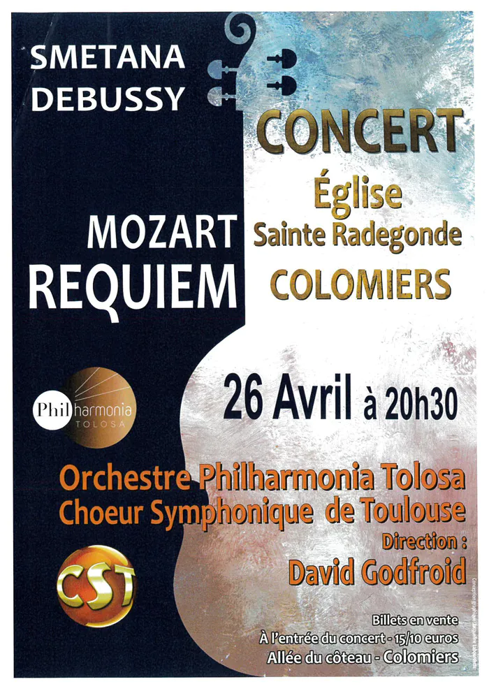 Concert Philarmonia Tolosa Eglise Sainte-Radegonde Colomiers