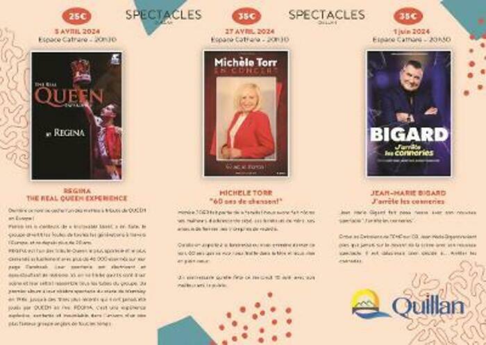 spectacle JEAN MARIE BIGARD Espace Cathare Quillan Quillan