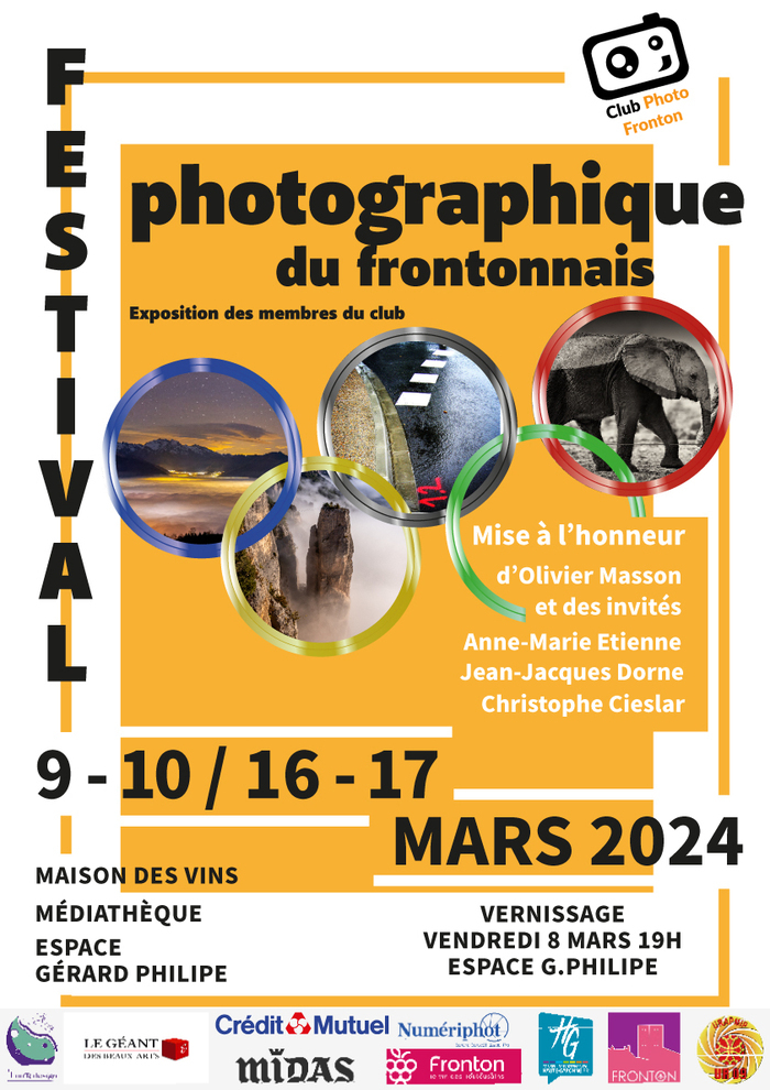 FRONTONNAIS PHOTOGRAPHIC FESTIVAL Espace Gérard Philipe Fronton Saturday 16 March 2024