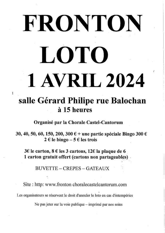 Loto Espace Gérard Philipe Fronton