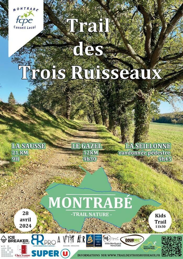 Trail des Trois Ruisseaux Gymnase du Collège Paul Cézanne Montrabé