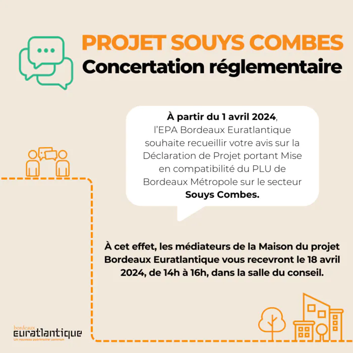 Permanence médiateurs - Concertation Souys Combes Hôtel de Ville Floirac