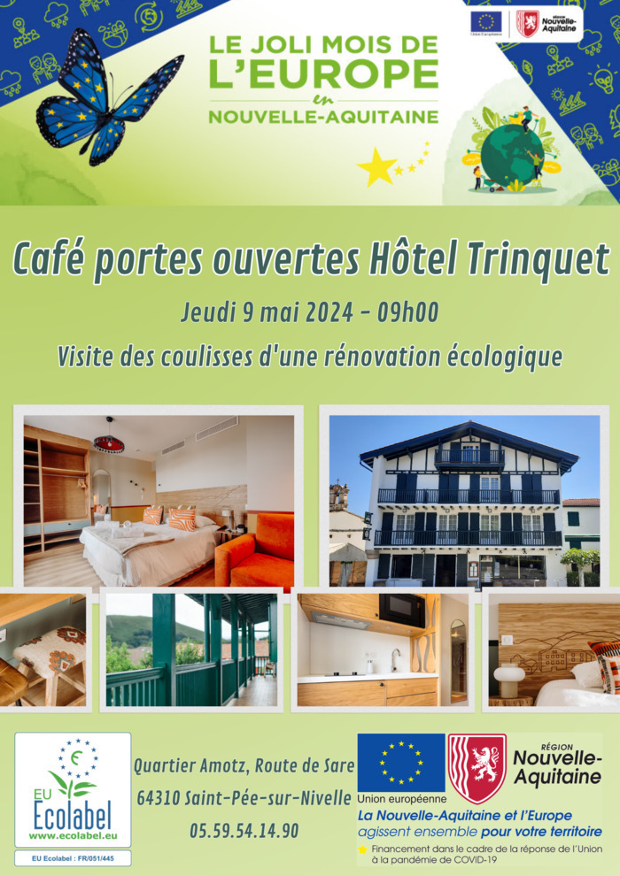 Café portes ouvertes Hôtel Trinquet Hôtel Trinquet quartier amotz Saint-Pée-sur-Nivelle