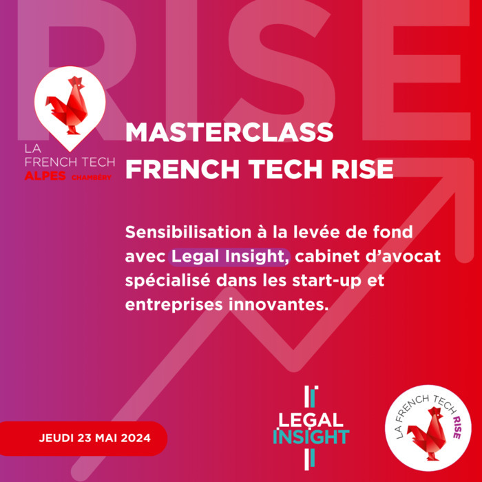Masterclass French Tech Rise Incubateur Savoie Technolac Le Bourget-du-Lac