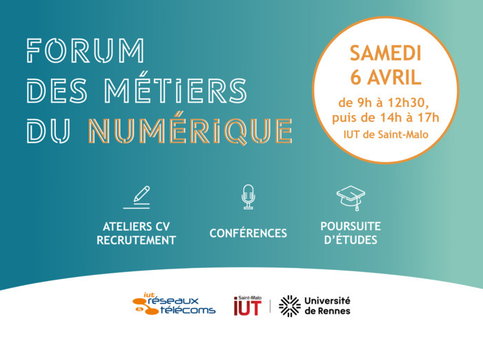 Forum des Métiers du Numérique 2024 IUT de Saint-Malo Saint-Malo