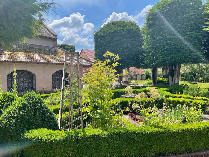 Visite du jardin médiéval de la chapelle Sainte-Marguerite d'Epfig Jardin de la chapelle Sainte-Marguerite Epfig