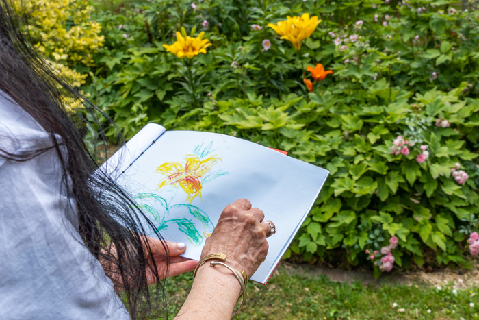 Atelier tout public : Dessine-moi une fleur Jardins familiaux Saint-Omer