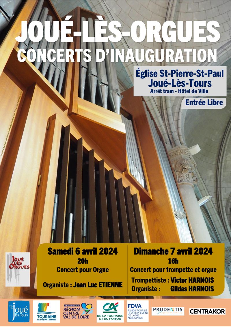Concert d'inauguration de l'orgue de Joué-Lès-Orgues