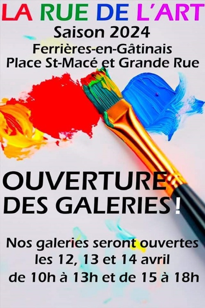 LA RUE DE L'ART la grande rue Ferrieres-en-gatinais