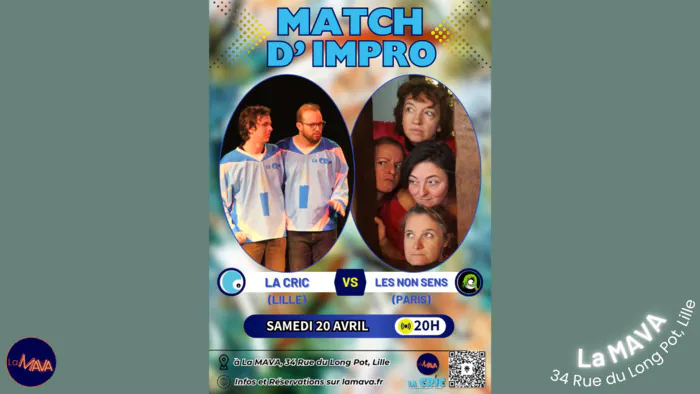 Match d’Impro – La CRIC vs Les Non Sens (de Paris) La MAVA Lille