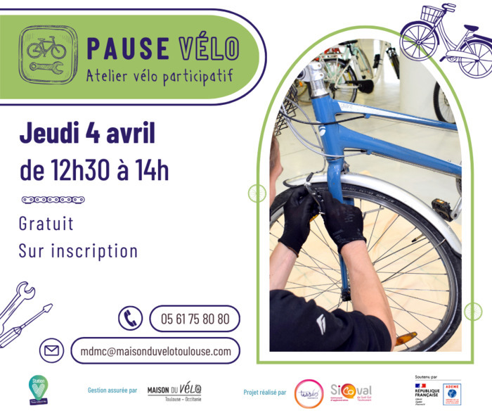 Pause vélo - s'initier à la mécanique vélo La Station V Labège