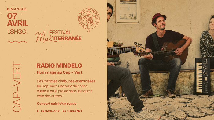 Concert Radio Mindelo - Festival MUS'iterranée Le Cagnard Le Tholonet