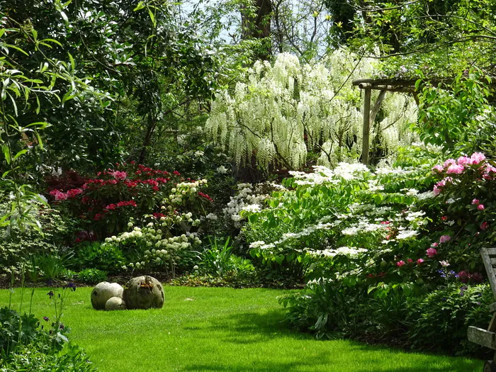 Visite d'un jardin à l'anglaise Les jardins de Sonja Le Perray-en-Yvelines