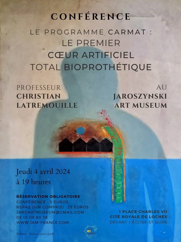 Conférence par le professeur Christian Latrémouille le programme Carmat