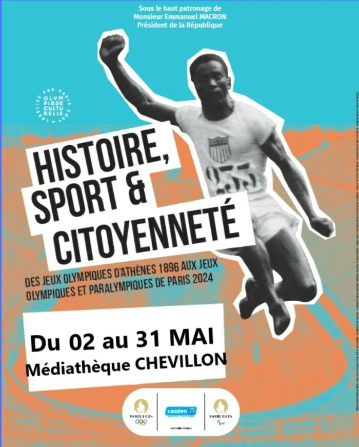 Exposition "Sport et citoyenneté" du 02 au 31 mai Médiathèque de Chevillon Chevillon