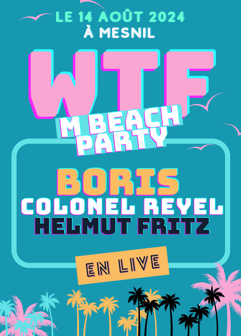 WTF M Beach Party Helmut Fritz