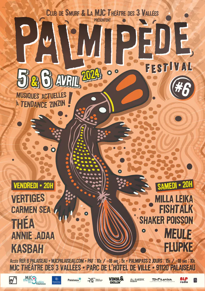 Festival Palmipède #6 MJC Théâtre des 3 Vallées Palaiseau