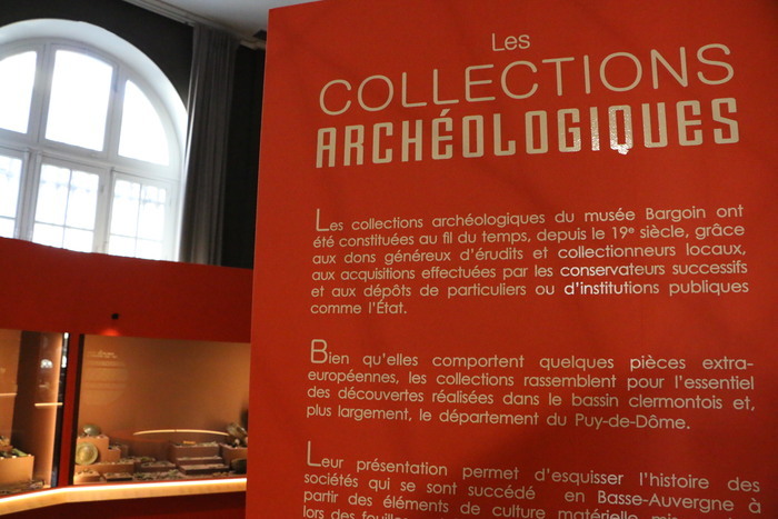 Collections permanentes d'archéologie Musée Bargoin Clermont-Ferrand