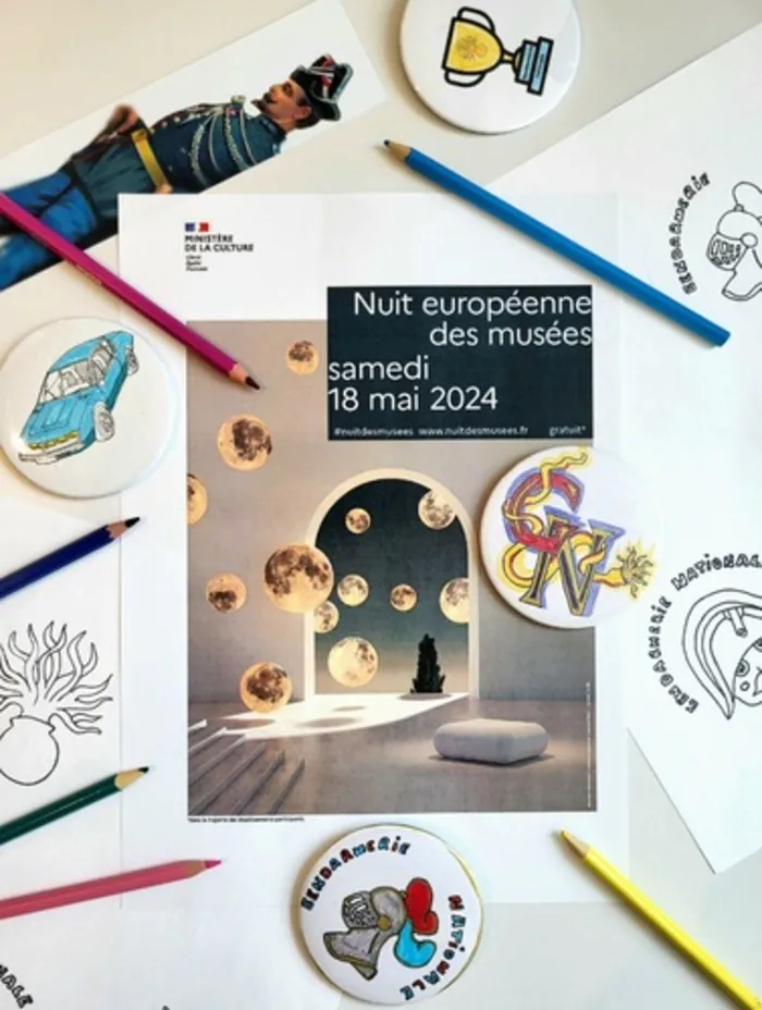 Atelier de création de magnets personnalisés Musée de la Gendarmerie nationale de Melun Melun