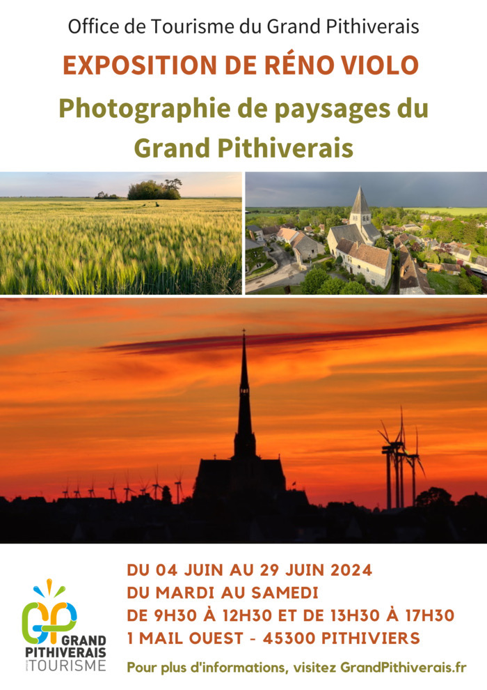 Exposition de photographies de Réné Violo Office de Tourisme du Grand Pithiverais - Bureau de Pithiviers Pithiviers
