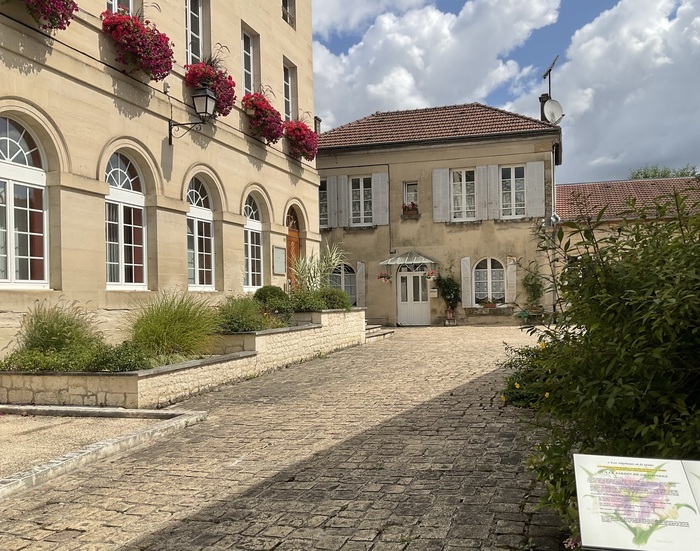Les cinq sens au jardin médicinal de la Pharmacie de Guise à Doulaincourt Parcours botanique du centre bourg. Doulaincourt-Saucourt