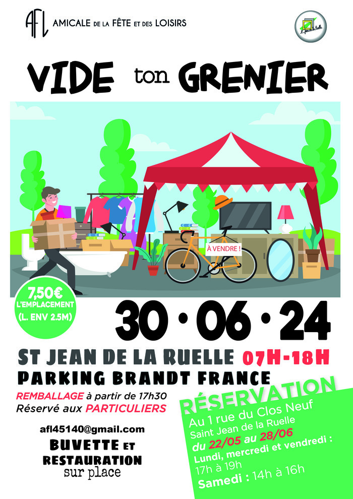 VIDE TON GRENIER Parking FARGOR BRANDT Saint-Jean-de-la-Ruelle