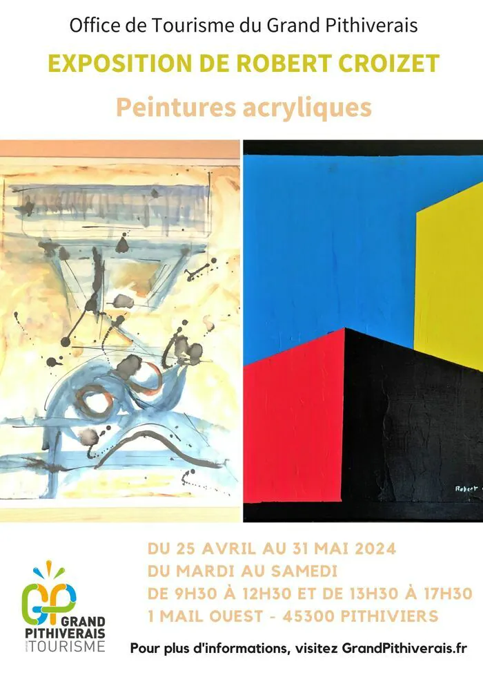 Exposition de peintures de Robert Croizet Pithiviers Pithiviers