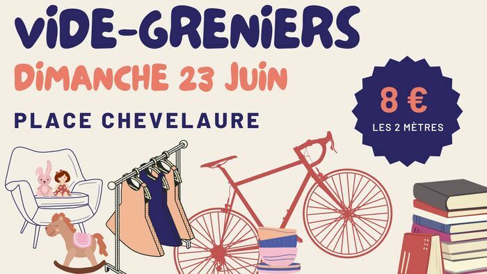Vide-greniers 2024 Place Chevelaure Bouliac