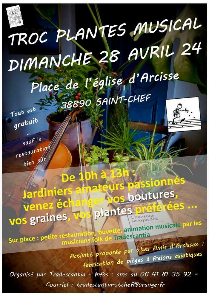 TRoc Plantes Musical place de l' église d'Arcisse