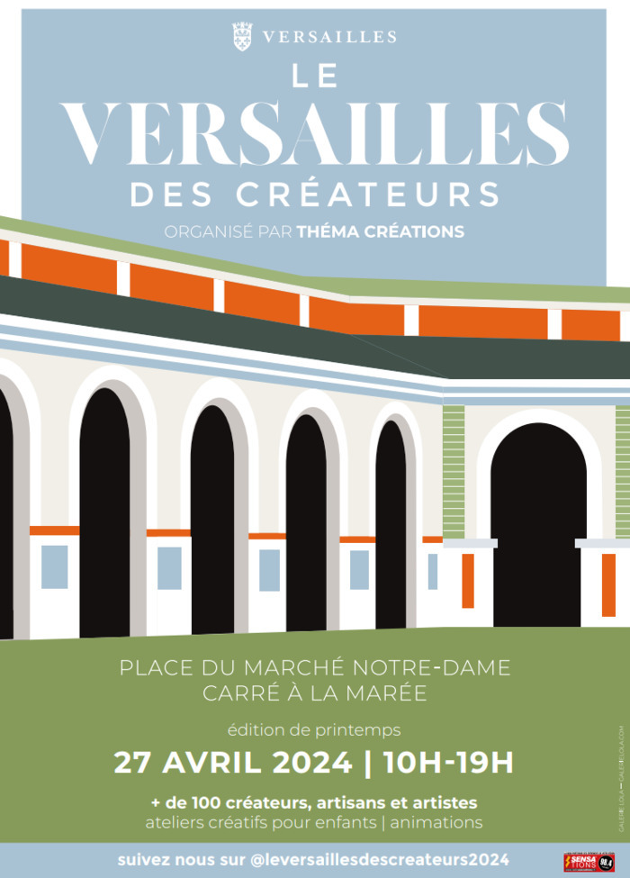 Le Versailles des créateurs édition printemps Place du marché Notre-Dame Versailles