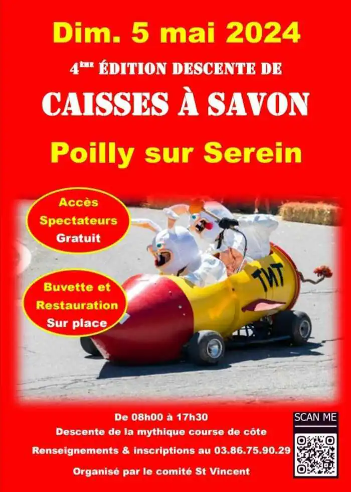 course  de caisses à savon folklorique Poilly sur serein (89) Poilly-sur-Serein