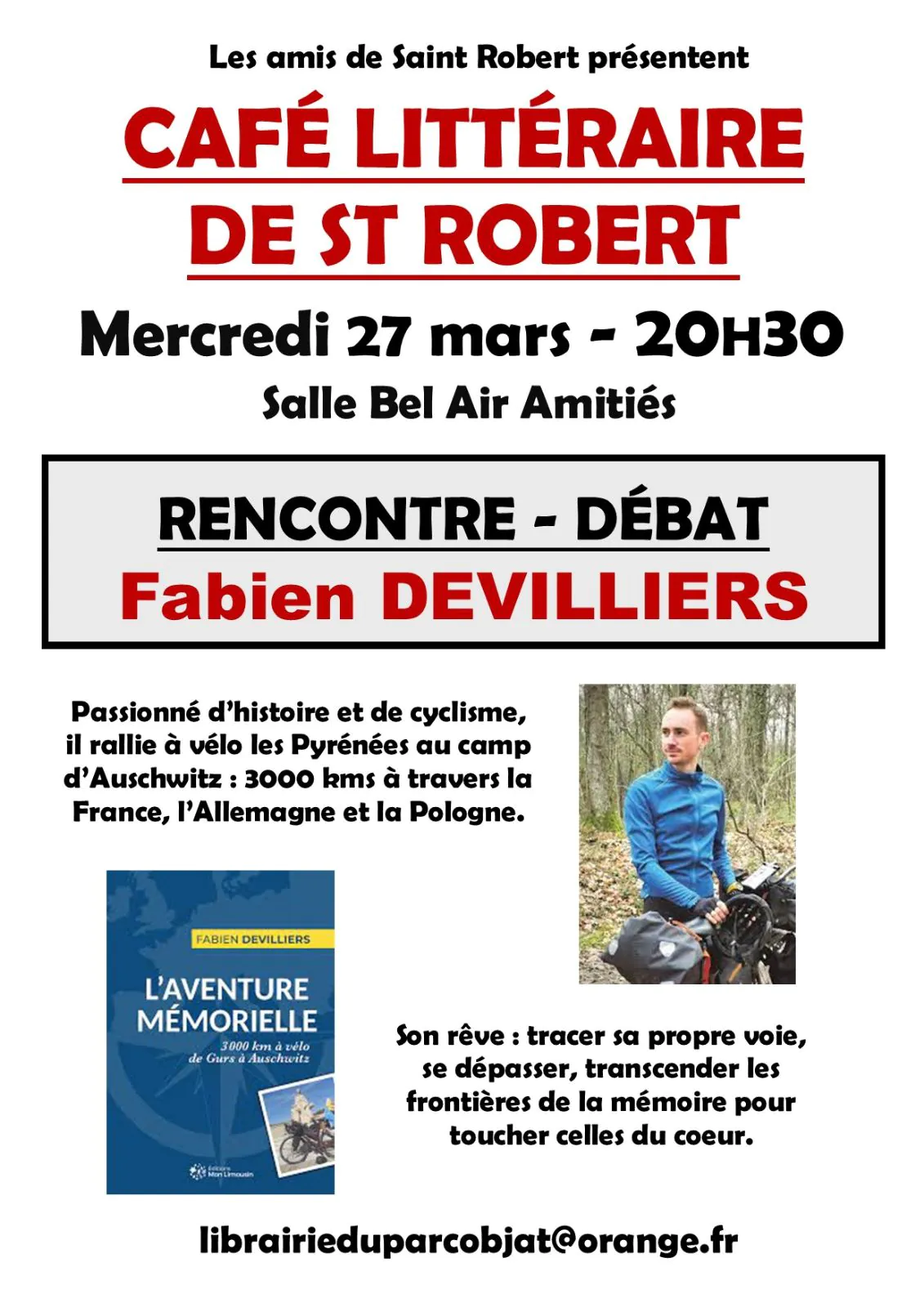 Café littéraire avec Fabien Devilliers