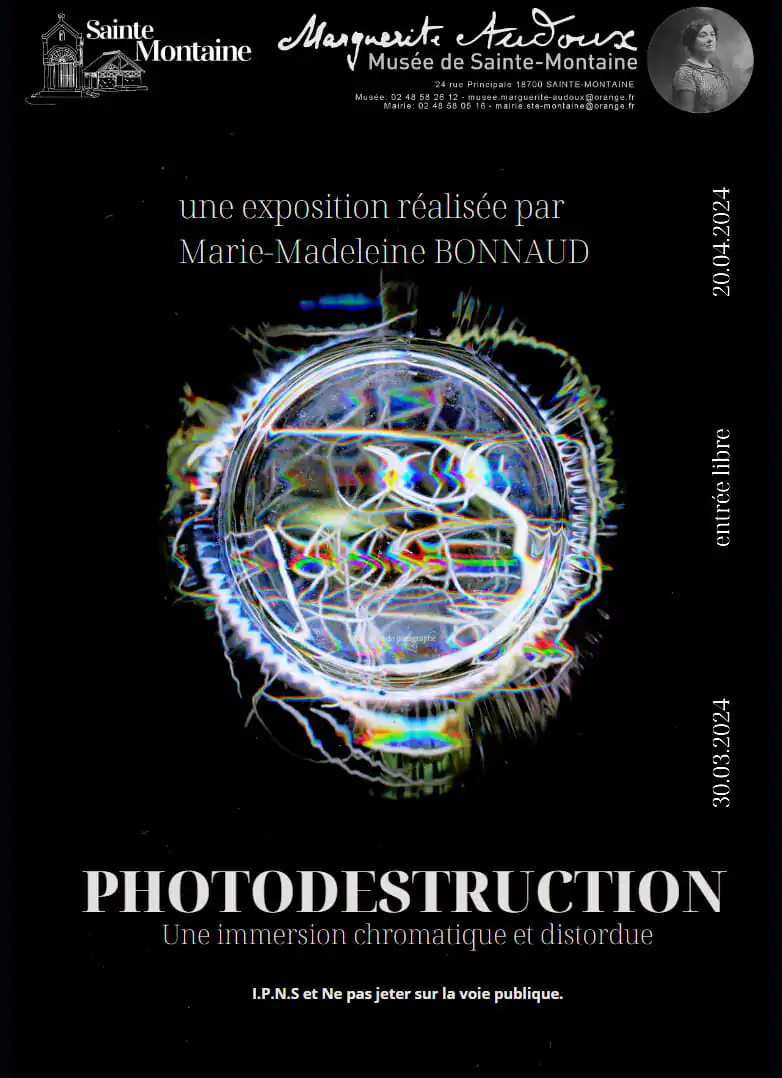 Exposition "Photodestruction" de Marie-Madeleine BONNAUD