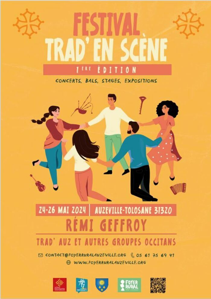 Festival  Trad'en scène 24 au 26 mai 2024 salle de la Durante à AUZEVILLE TOLOSANE Auzeville-Tolosane