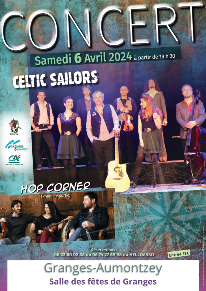 Celtic Sailors & Hop Corner Salle des fêtes | Granges sur Vologne Granges-Aumontzey