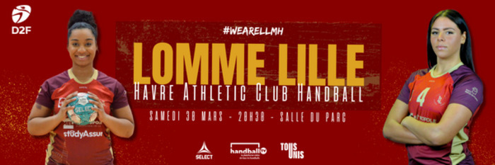 Lomme Lille - Le Havre (handball) Salle du parc Lomme
