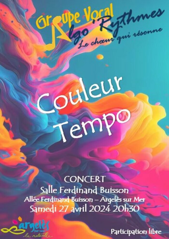 COULEUR TEMPO Salle Francois Buisson Argelès-sur-Mer Argelès-sur-Mer