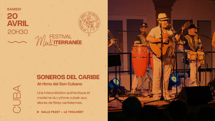 Concert Soneros Del Caribe - Festival MUSi'terranée Salle Pezet Le Tholonet