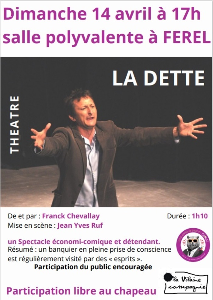 Théâtre : La Dette Salle polyvalente Ferel