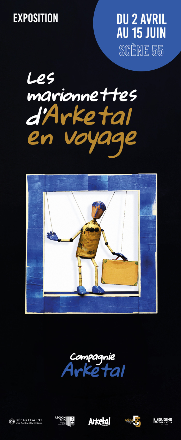 Exposition "Les marionnettes d'Arketal en voyage" Scène 55 Mougins