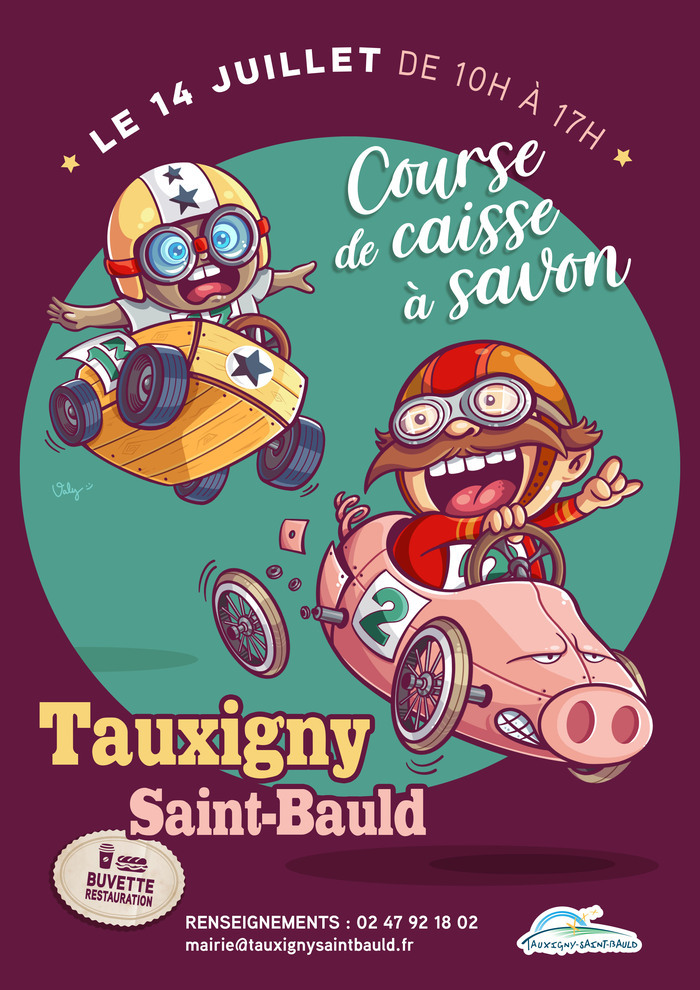 Course de caisses à savon Tauxigny-Saint-Bauld (37) Tauxigny-Saint-Bauld