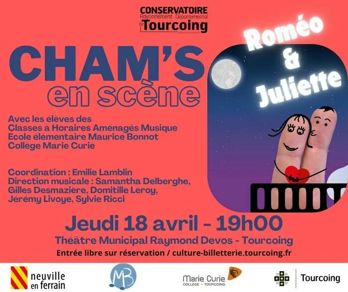 CHAM'S EN SCENE Théâtre Municipal Raymond Devos Tourcoing