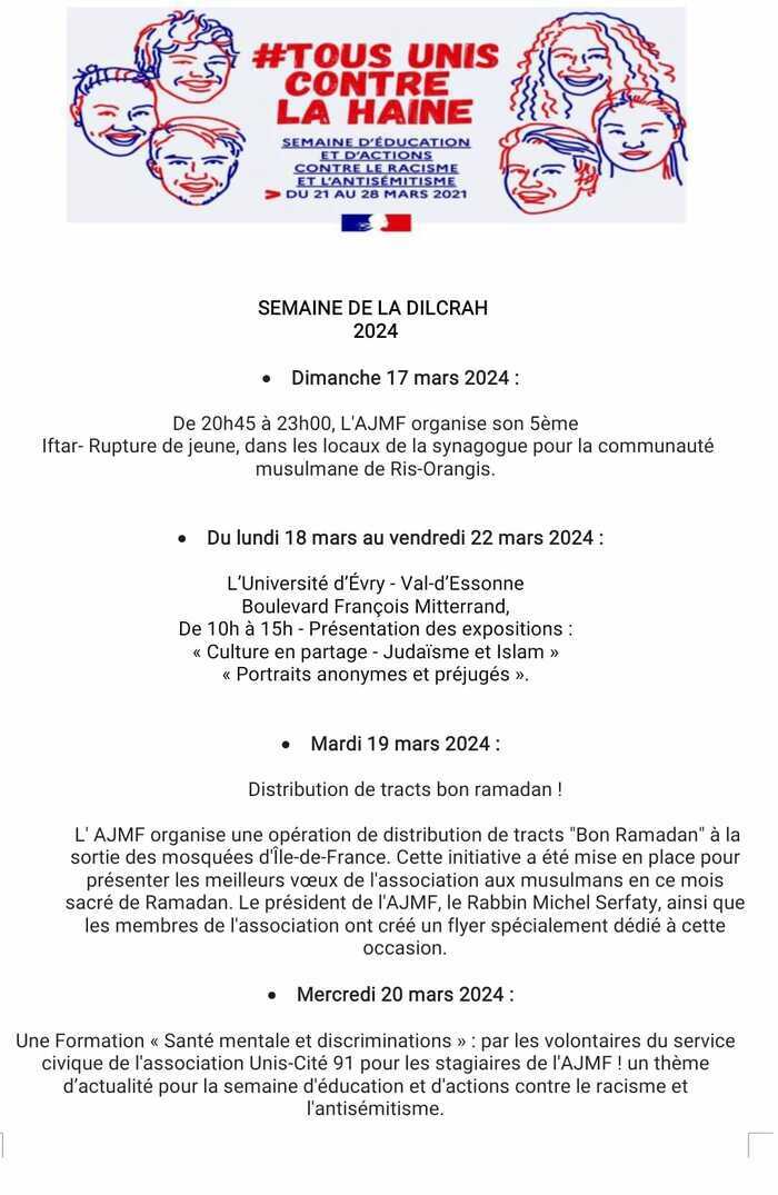 Tous unis contre la Haine Université d'Evry Val d'Essonne Évry