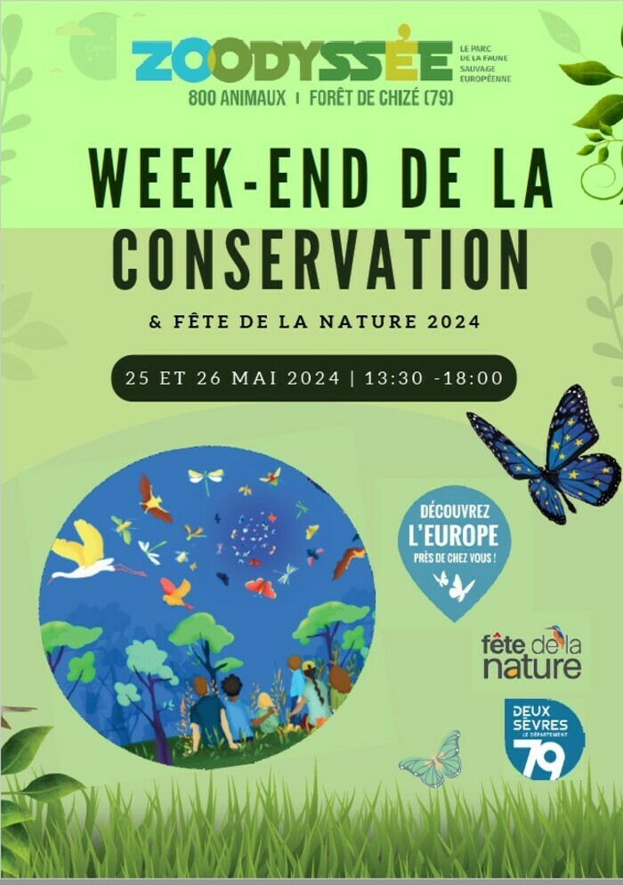 Week-end de la Conservation Zoodyssée Villiers-en-Bois