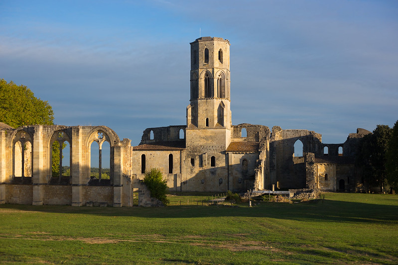 Boucle iconiques : l'abbaye de la Sauve-Majeure Créon Nouvelle-Aquitaine